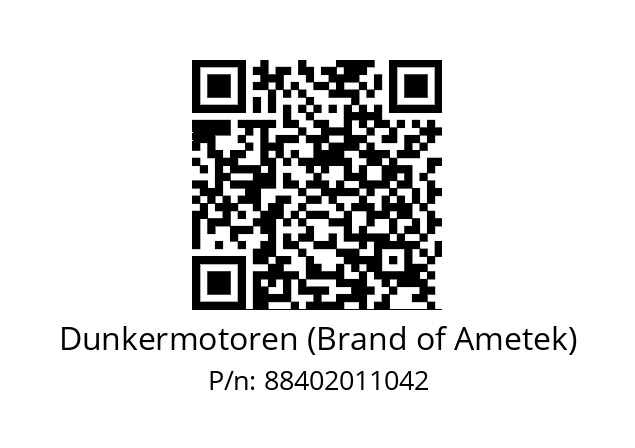   Dunkermotoren (Brand of Ametek) 88402011042