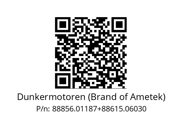   Dunkermotoren (Brand of Ametek) 88856.01187+88615.06030