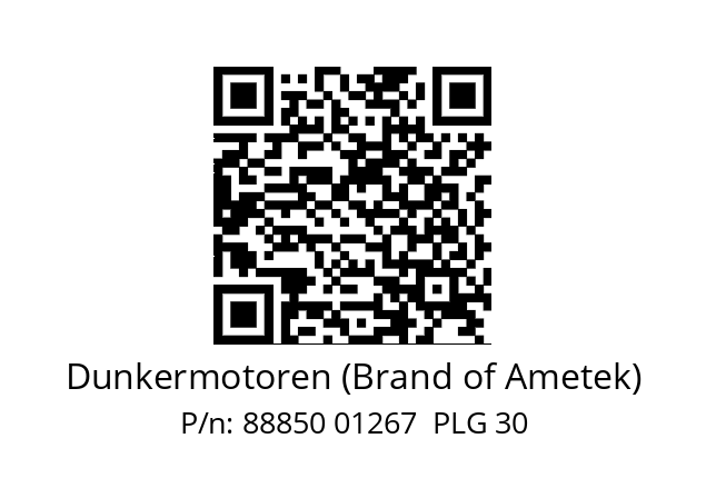   Dunkermotoren (Brand of Ametek) 88850 01267  PLG 30