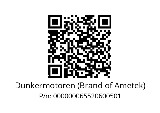   Dunkermotoren (Brand of Ametek) 000000065520600501