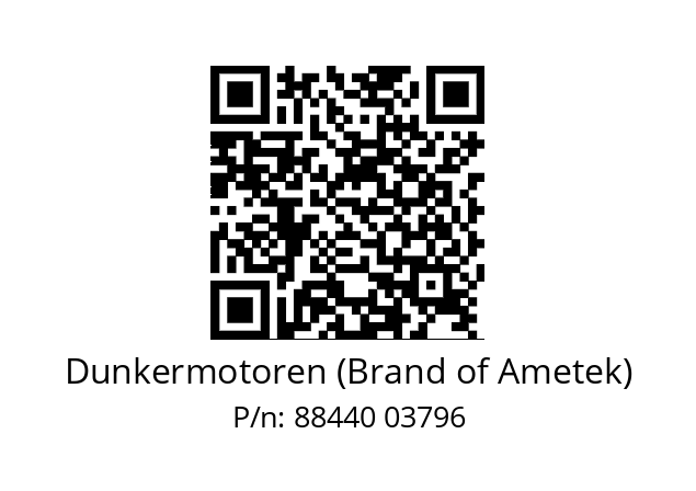   Dunkermotoren (Brand of Ametek) 88440 03796