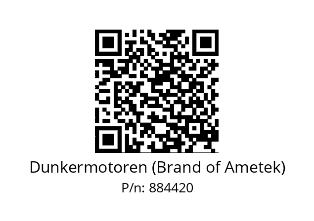   Dunkermotoren (Brand of Ametek) 884420