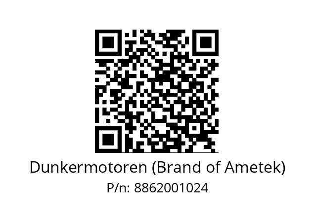   Dunkermotoren (Brand of Ametek) 8862001024