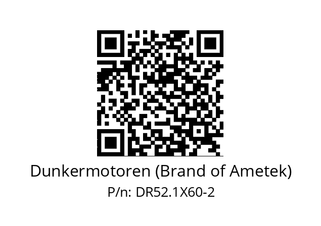   Dunkermotoren (Brand of Ametek) DR52.1X60-2