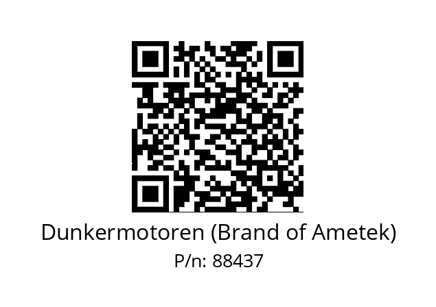   Dunkermotoren (Brand of Ametek) 88437