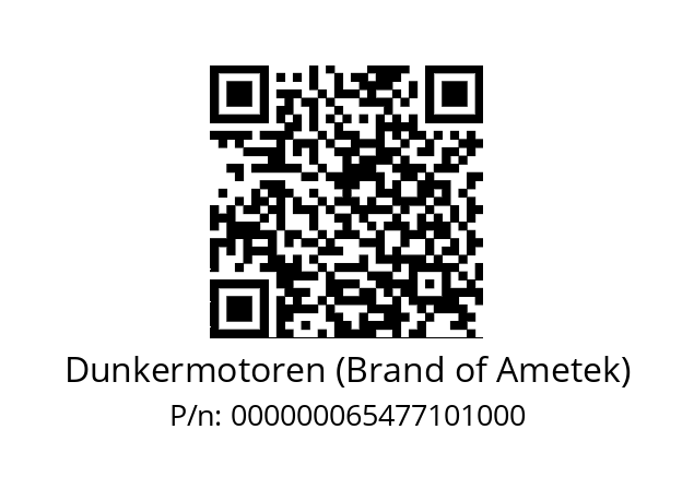   Dunkermotoren (Brand of Ametek) 000000065477101000