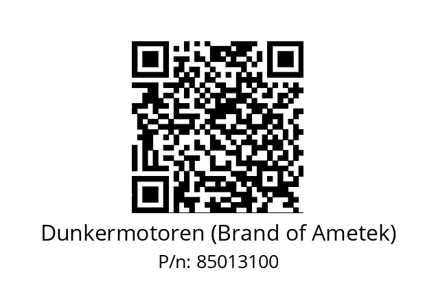   Dunkermotoren (Brand of Ametek) 85013100