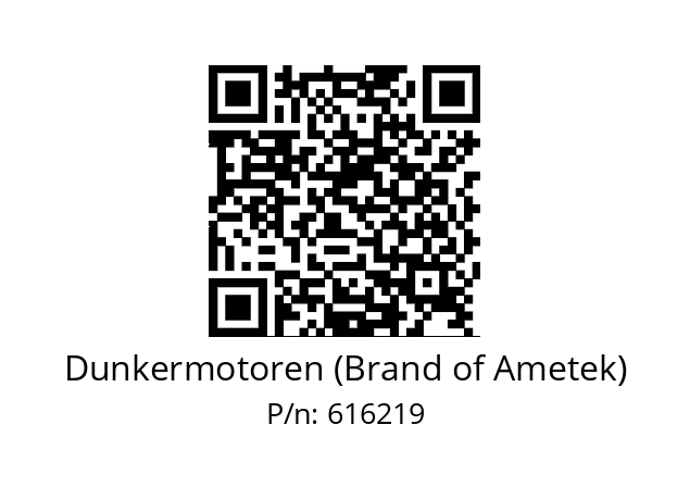  D259 Dunkermotoren (Brand of Ametek) 616219