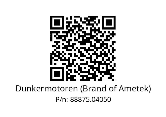   Dunkermotoren (Brand of Ametek) 88875.04050