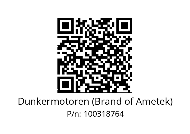   Dunkermotoren (Brand of Ametek) 100318764