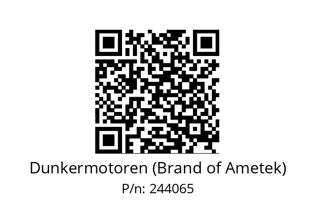   Dunkermotoren (Brand of Ametek) 244065