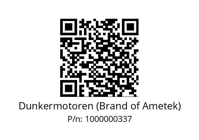   Dunkermotoren (Brand of Ametek) 1000000337