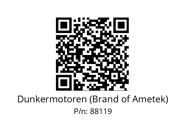   Dunkermotoren (Brand of Ametek) 88119