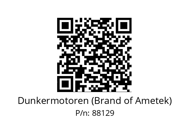   Dunkermotoren (Brand of Ametek) 88129