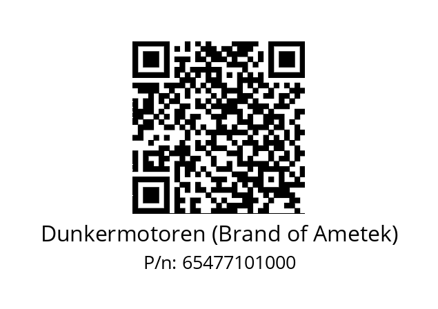   Dunkermotoren (Brand of Ametek) 65477101000