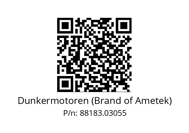   Dunkermotoren (Brand of Ametek) 88183.03055