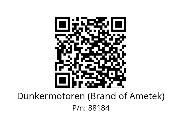   Dunkermotoren (Brand of Ametek) 88184