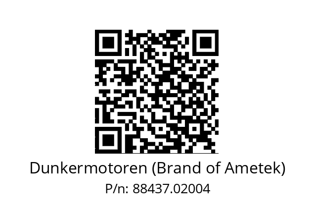   Dunkermotoren (Brand of Ametek) 88437.02004