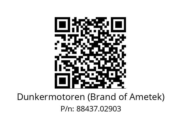   Dunkermotoren (Brand of Ametek) 88437.02903