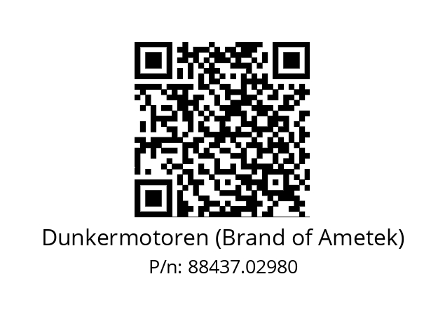   Dunkermotoren (Brand of Ametek) 88437.02980