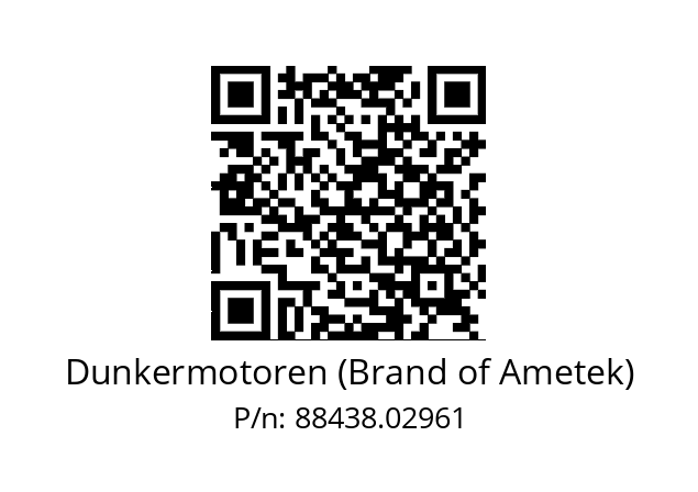   Dunkermotoren (Brand of Ametek) 88438.02961