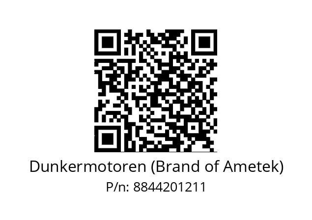   Dunkermotoren (Brand of Ametek) 8844201211