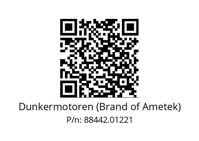   Dunkermotoren (Brand of Ametek) 88442.01221