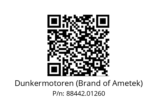   Dunkermotoren (Brand of Ametek) 88442.01260