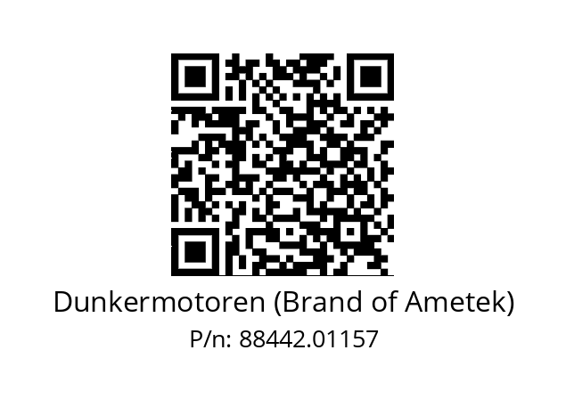   Dunkermotoren (Brand of Ametek) 88442.01157