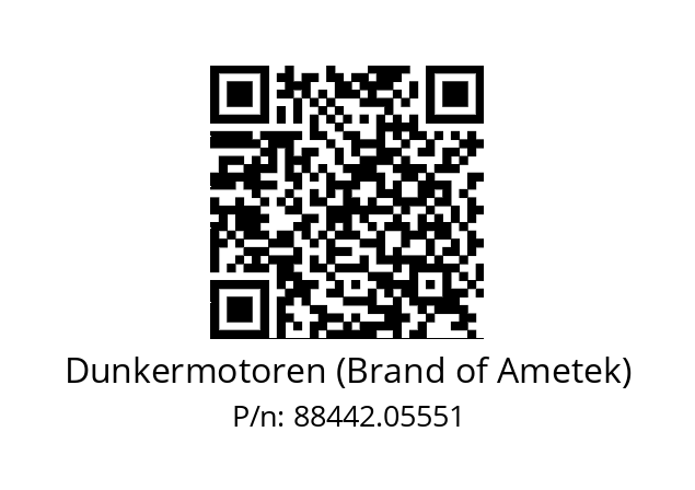   Dunkermotoren (Brand of Ametek) 88442.05551