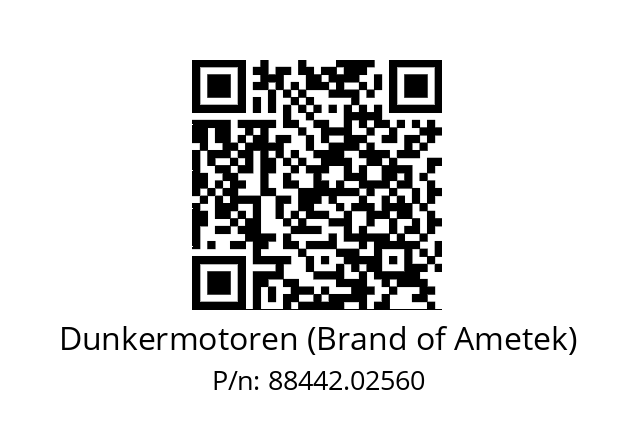   Dunkermotoren (Brand of Ametek) 88442.02560