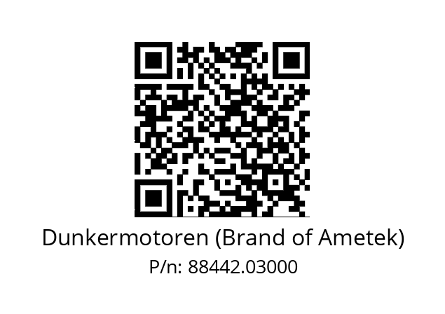   Dunkermotoren (Brand of Ametek) 88442.03000