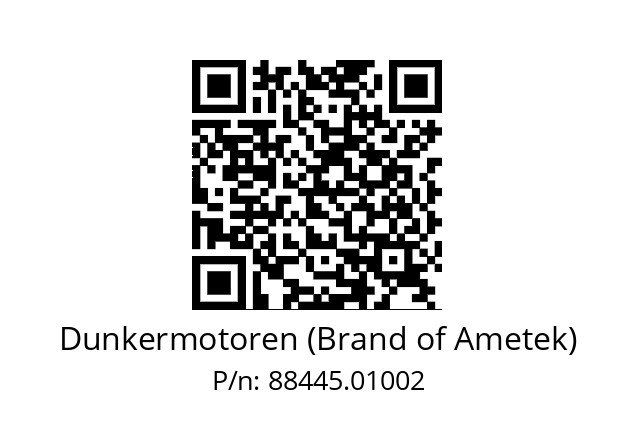   Dunkermotoren (Brand of Ametek) 88445.01002