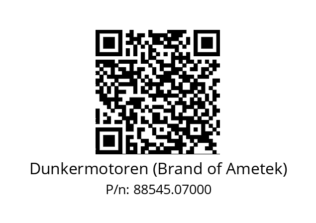   Dunkermotoren (Brand of Ametek) 88545.07000