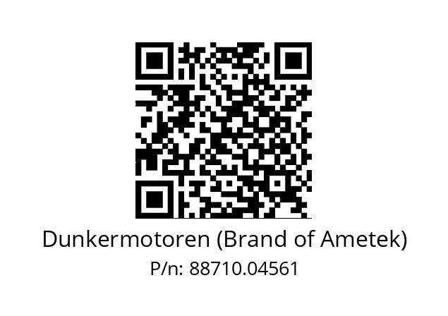   Dunkermotoren (Brand of Ametek) 88710.04561