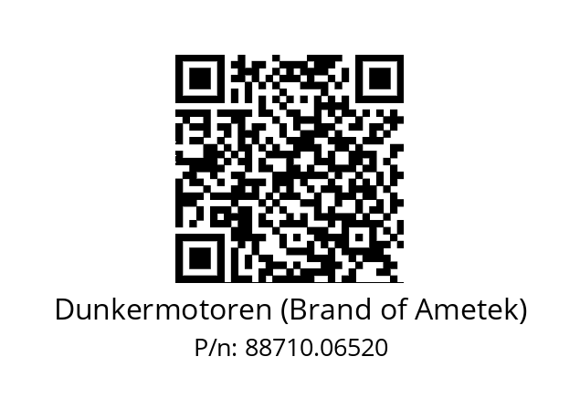   Dunkermotoren (Brand of Ametek) 88710.06520