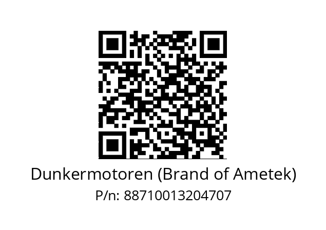   Dunkermotoren (Brand of Ametek) 88710013204707