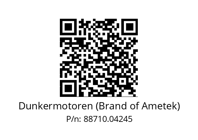   Dunkermotoren (Brand of Ametek) 88710.04245