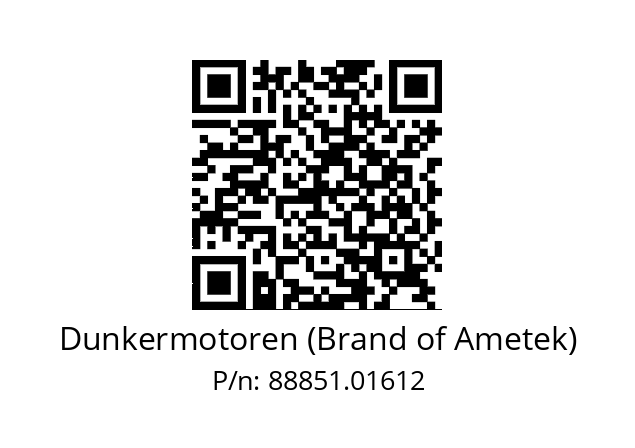   Dunkermotoren (Brand of Ametek) 88851.01612