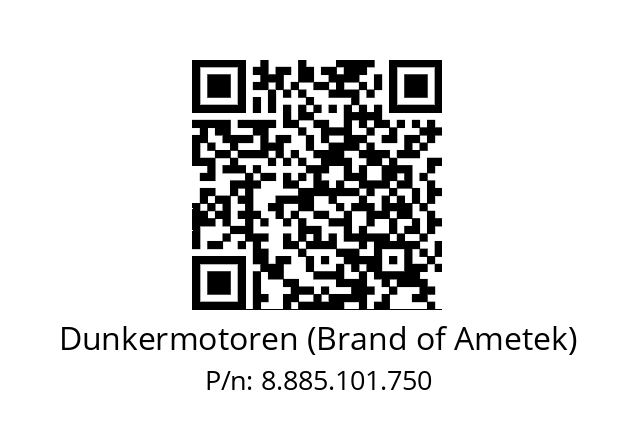   Dunkermotoren (Brand of Ametek) 8.885.101.750