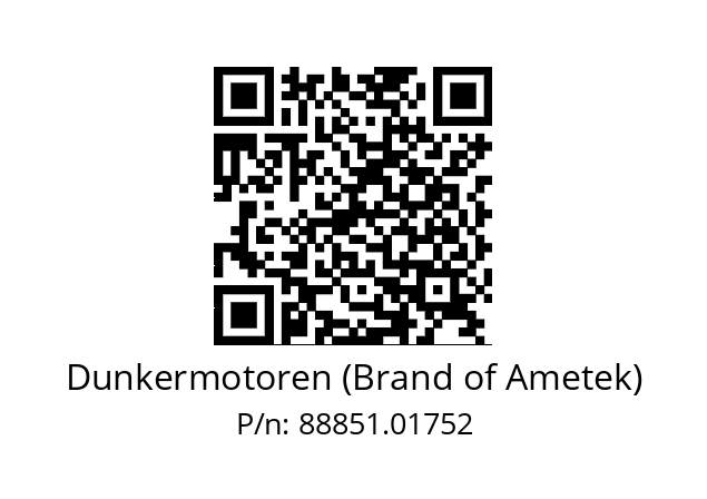   Dunkermotoren (Brand of Ametek) 88851.01752