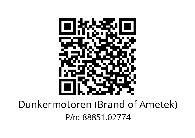   Dunkermotoren (Brand of Ametek) 88851.02774