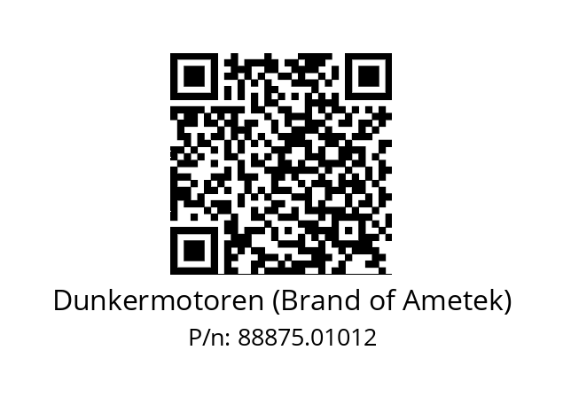   Dunkermotoren (Brand of Ametek) 88875.01012