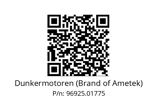   Dunkermotoren (Brand of Ametek) 96925.01775