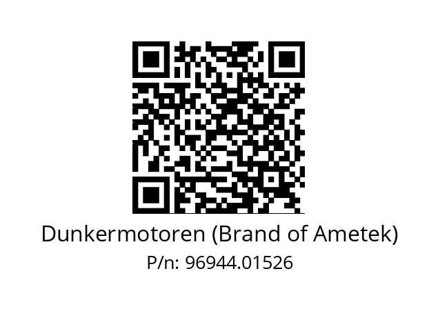   Dunkermotoren (Brand of Ametek) 96944.01526