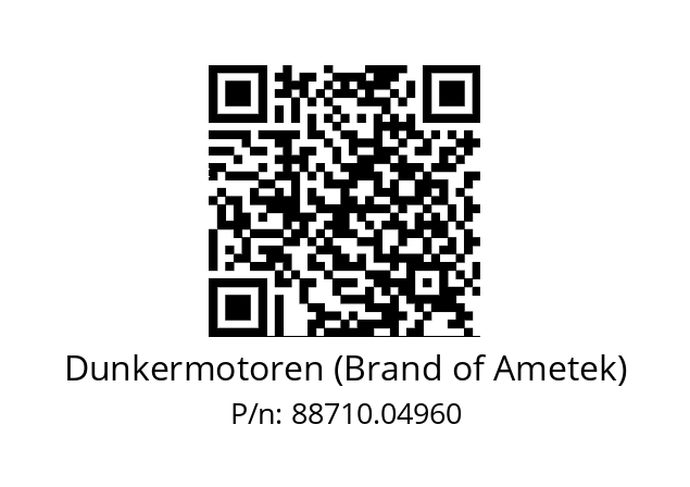   Dunkermotoren (Brand of Ametek) 88710.04960