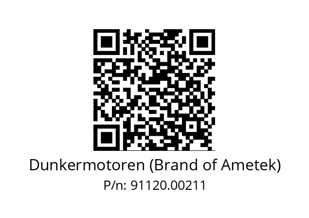   Dunkermotoren (Brand of Ametek) 91120.00211