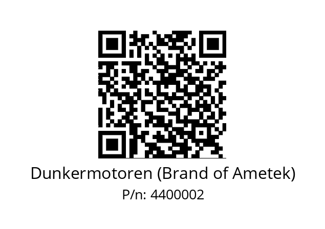   Dunkermotoren (Brand of Ametek) 4400002