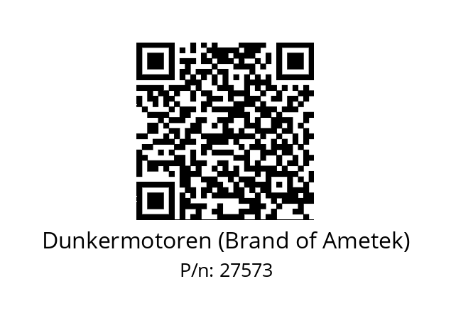   Dunkermotoren (Brand of Ametek) 27573