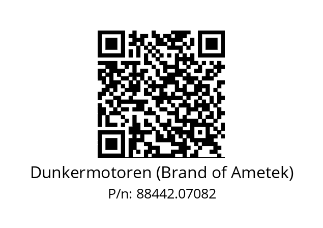   Dunkermotoren (Brand of Ametek) 88442.07082